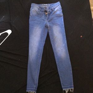 High waisted jeans